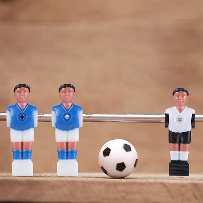 BESPORTBLE Foosball Men, 16Pcs Foosball Replacement Players Foosball Men Player Replacement Table Soccer Player Foosball Table Parts