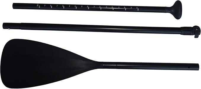 METER STAR 3-Piece Adjustable Aluminium SUP Paddle Board Paddles, Lightweight Stand Up Paddle Oars for Paddleboard, Adjustable Aluminum Alloy PU Coated Shaft 67"-83" for Surfing, Floating,Water Sport