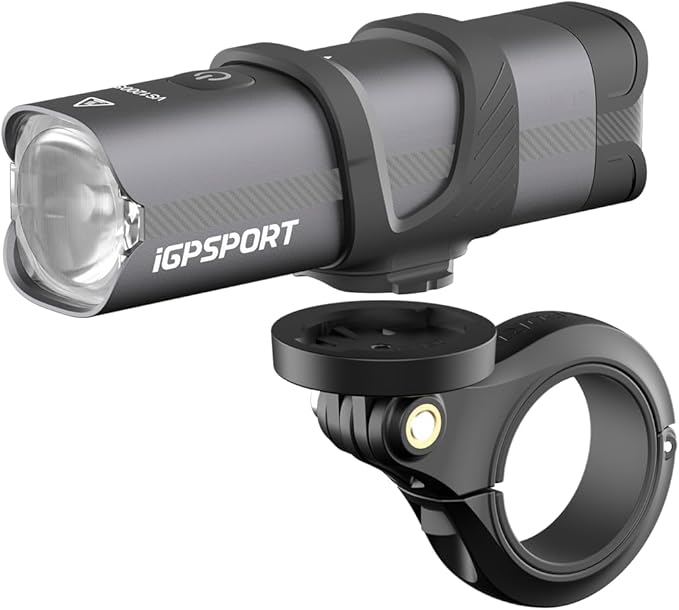 iGPSPORT Smart Bike Light, 500/800/1200 Lumens Bright Bicycle Headlight for Night Riding Cycling Rechargeable Waterproof