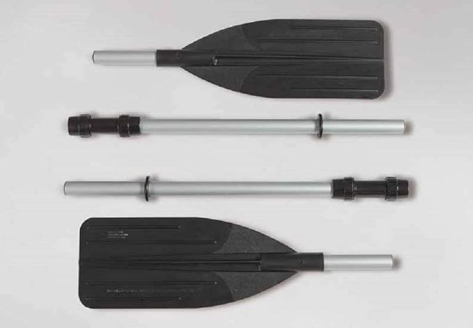 INTEX Seahawk Inflatable Boat Series: Includes Deluxe Aluminum Oars and High-Output Pump – SuperStrong PVC – Fishing Rod Holders – Heavy Duty Grab Handles – Gear Pouch