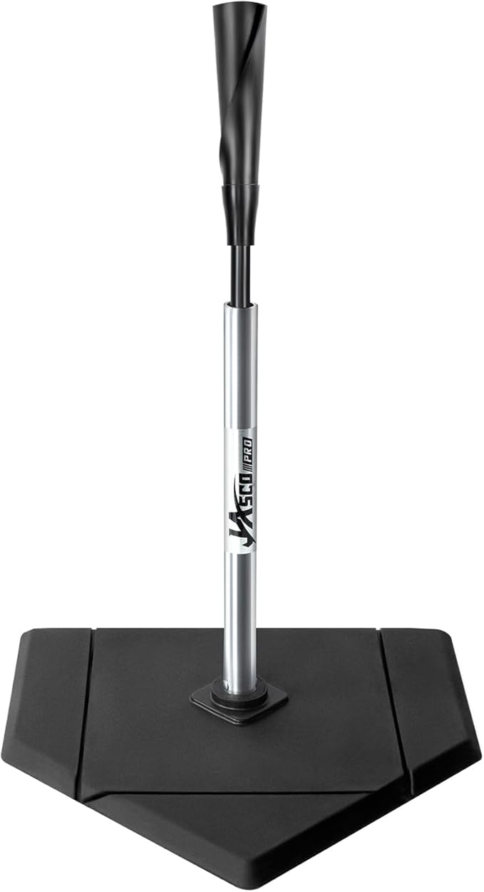 Portable Baseball Batting Tee, Height Adjustable from 25-37 inch Hitting Tee for Baseball and Softball,Premium Baseball Tee with Rubber Top,Alumium Pole,Metal Base for Kids/Youths/Adults