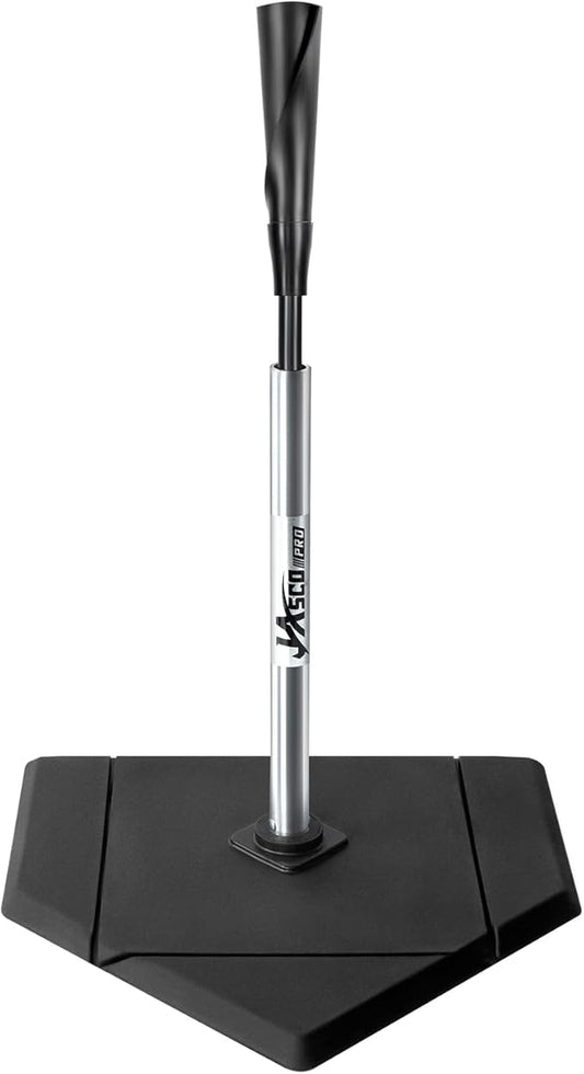 Portable Baseball Batting Tee, Height Adjustable from 25-37 inch Hitting Tee for Baseball and Softball,Premium Baseball Tee with Rubber Top,Alumium Pole,Metal Base for Kids/Youths/Adults