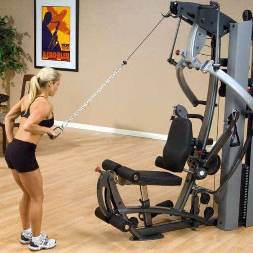 Body-Solid Fusion 600 Bi-Angular Personal Trainer Gym with Functional Trainer Arms and Mid Row Handles