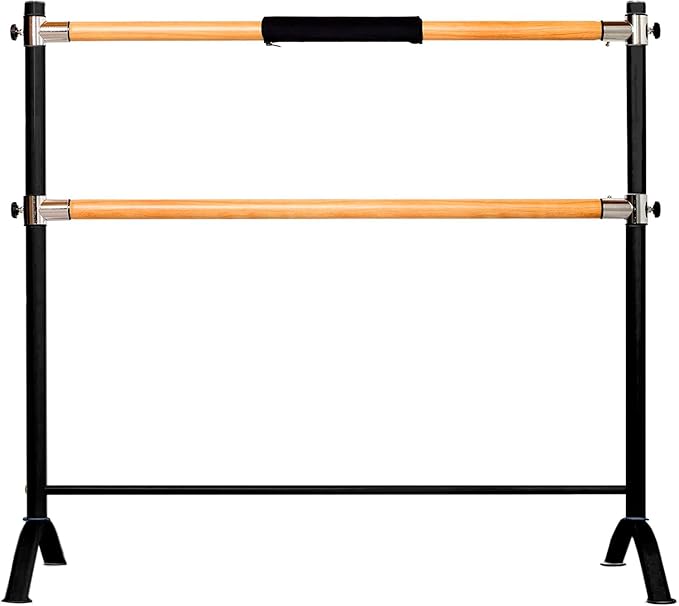 LeStage Ballet Barre - Portable Freestanding Adjustable Training Barre - Pro Series with Foam Protector and Elastic Stretching Strap