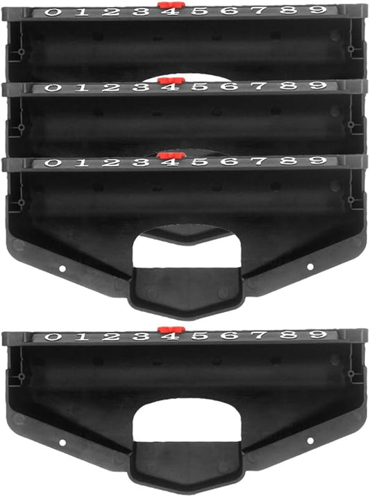 Kisangel 4pcs Table Hockey Accessories Air Hockey Billiards Accessories Desktop Accessories Plastic Scoring Units Foosball Balls Replacement Hockey Table Score Air Hockey Score Keeper Puck