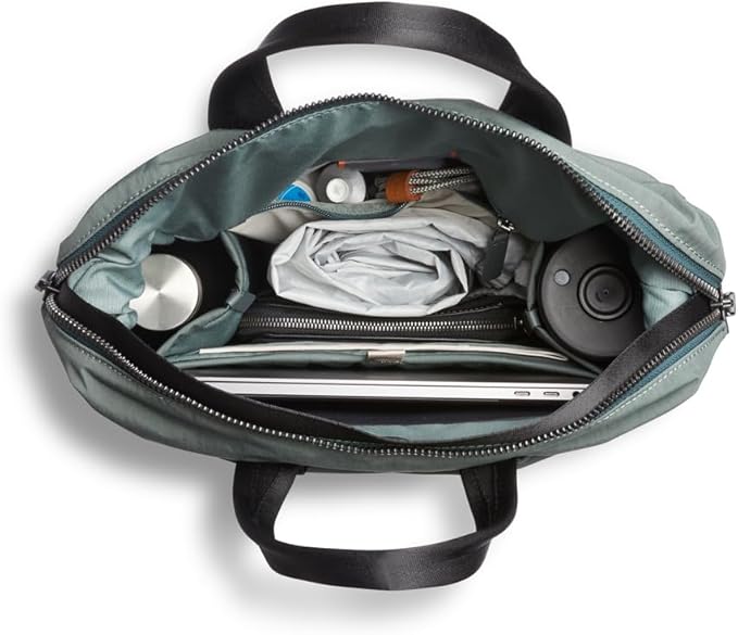 Bellroy Tokyo Totepack, water-resistant woven convertible backpack and tote bag - Everglade