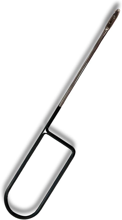 ‎Sports Lacing Tool – Heavy-Duty Steel Tip with Rubberized Handle – for Footballs, Baseball Gloves, Softball, and Hockey – No Lace Included