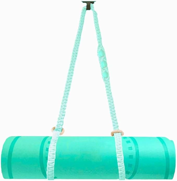 kiido Macrame Yoga Mat Carrying Strap [MAT NOT Included], Hand Woven Multi-Purpose Strap/Carrier