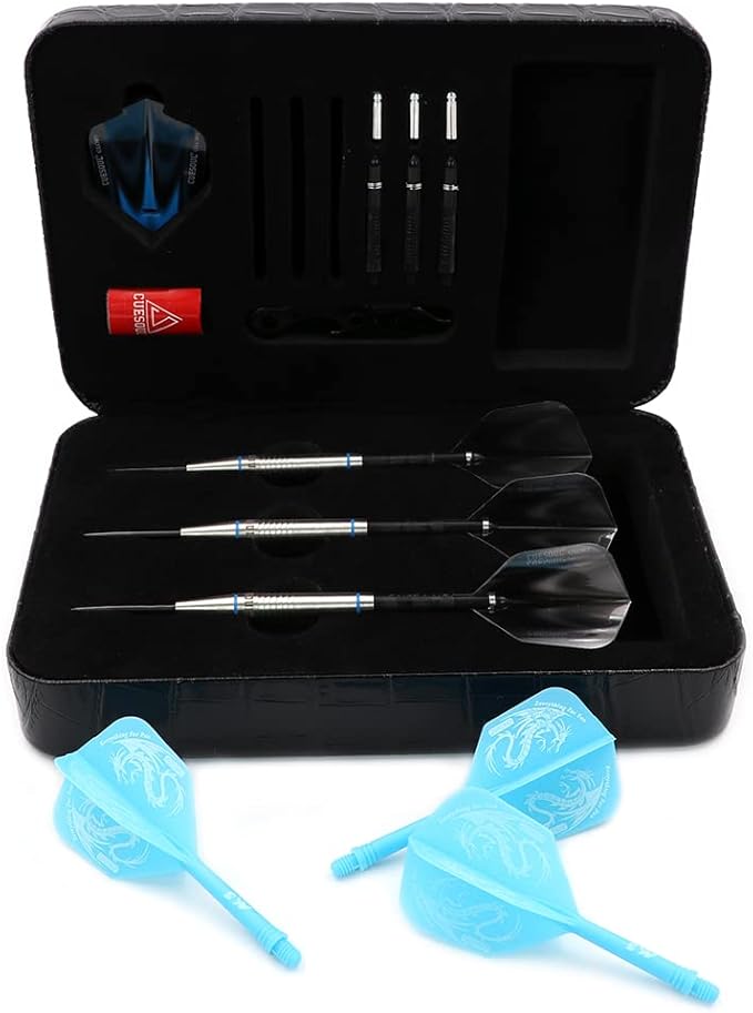 CUESOUL Professional Tungsten Steel Tip Dart Set 85% Tungsten 22g/24g/26g-Glory Series