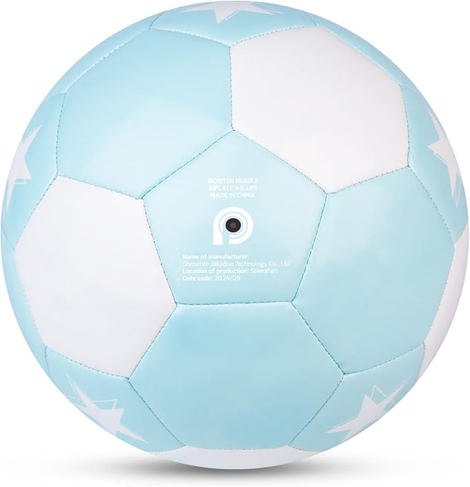 Size 4 Soccer Ball, Kids Soccer Balls for Girls Boys Youth Children Training Backyard School Indoor Outdoor Ball with Pump Gift