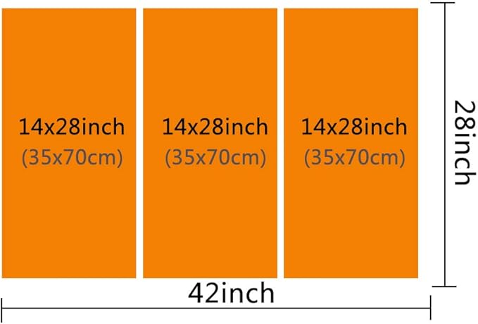 TUMOVO 3 Panels Wall Art Dart Board Paintings Modern Home Decor Artwork Canvas Wall Art Paintings for Bedroom Living Room Office Sports Theme Wall Decor Posters and Prints Ready to Hang(28" Wx42 H)