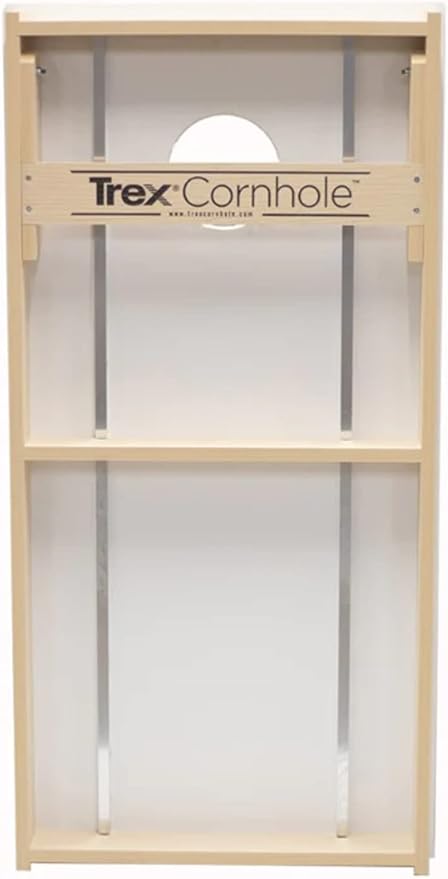 Slick Woody's Professional-Grade TREX Cornhole Boards - 4'x2' All Weather Regulation Corn Hole Toss Game with 8 Resin Filled Bags