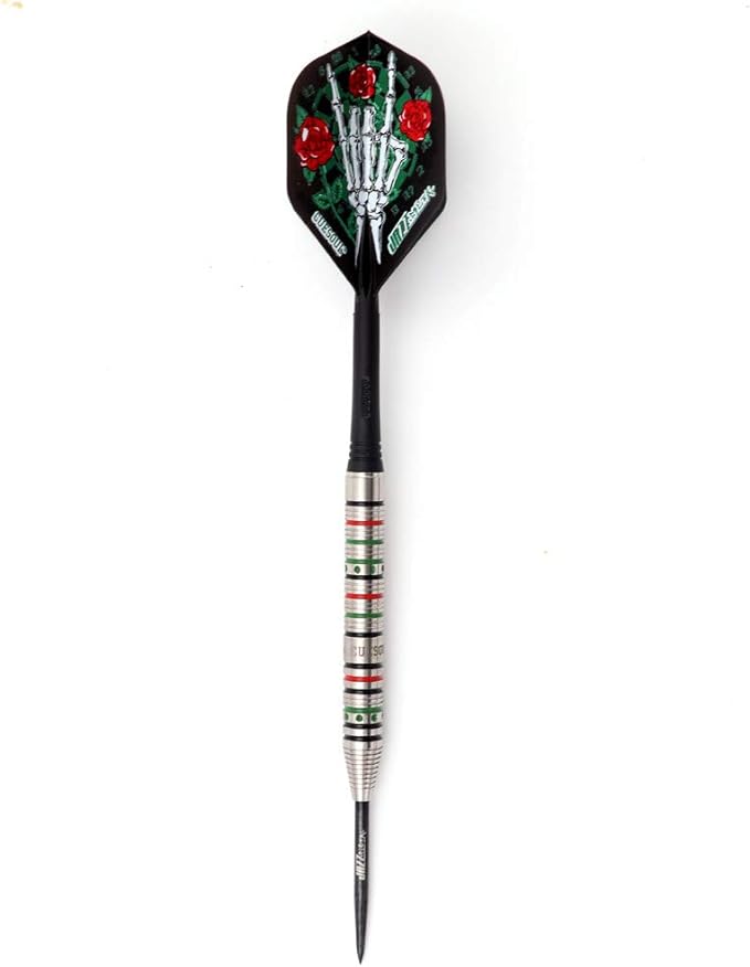 CUESOUL Jazz-Metal 21g/23g/25g 90% Tungsten Steel Tip Dart Set with Integrated Dart Shafts and Dart Flights