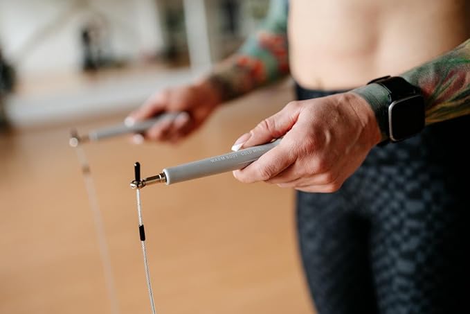 WARM BODY COLD MIND Adjustable Jump Rope For Men and Women, Speed Jump Rope, Skipping Rope for Weightlifting, Boxing, Gym, Outdoor or Indoor Sport, Fitness