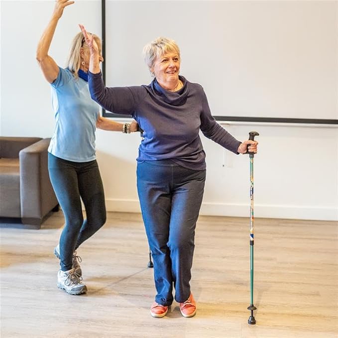 Urban Poling ACTIVATOR® MODA – 1 Pair – for Improved Balance, Greater Weight-Bearing and Rehabilitation with Sand/Snow & Trekking Baskets for multi-season & terrain usage – 784 Ease of Use Certified