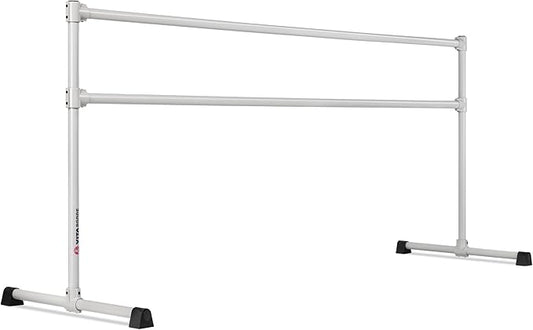 VITA Barre Portable Freestanding Double Ballet Barre, Extreme, Steel | Fixed Height, Made in USA, Home or Gym Exercise Equipment for Kids & Adults | Dance, Fitness, Pilates