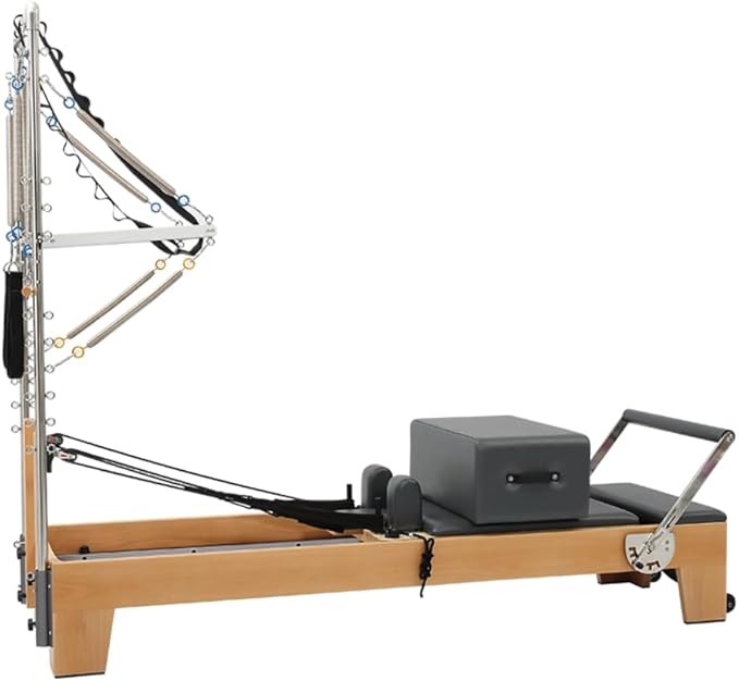 Pilates Reformer Sitting Box 27.4 x 15.6 x 11.2 inches, Pilates Equipment Accessories, Suitable for Home Workouts and Professional Studio Use