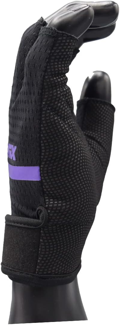 MRX Weight Lifting Gloves for Women Breathable Workout Gloves Anti Slip Padded Shock-Absorbing Extra Grip Palm Protection Half Finger Exercise Gloves for Gym, Cycling, Training, Weightlifting