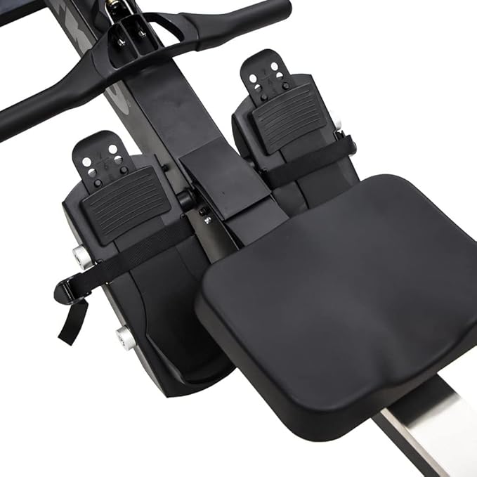 TKO AirRaid Rower | Air Resistance Rowing Machine for Home & Commercial Use | Foldable Air Rowing Machine with 9 Damper Levels, LCD Console, Smooth Glide Rower Machine