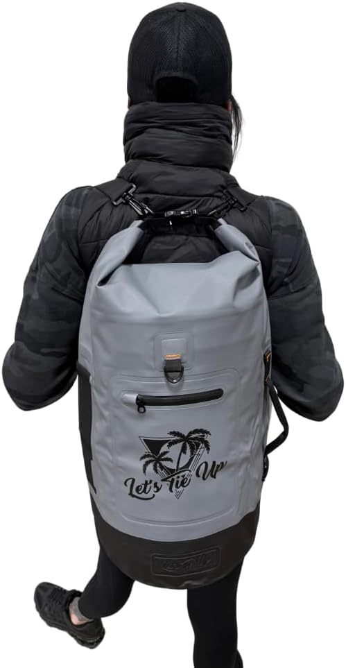 Let's Tie Up Waterproof Dry Bags for Boating and Outdoors | Ultimate Roll-Top Dry Bag: Style, Functionality, and 100% Waterproof Protection for All Your Boating and Outdoor Adventures | 30L