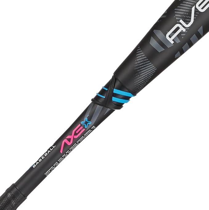 Axe | Avenge Pro 3 Hybrid | USA Baseball Bat | Drop -10/-8/-5 | 3-Piece Hybrid | 2 5/8" Barrel | Black/Blue/Pink