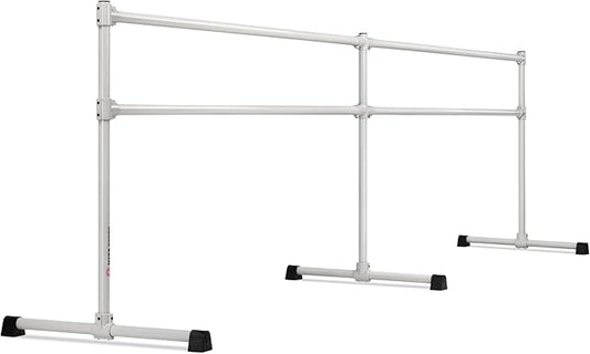 VITA Barre Portable Freestanding Double Ballet Barre, Extreme, Steel | Fixed Height, Made in USA, Home or Gym Exercise Equipment for Kids & Adults | Dance, Fitness, Pilates