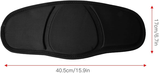 EVTSCAN 16x6 inch Universal Adjustable Kayak Backband Support, EVA Ergonomic Padded Backrest Seat Back Replacement for Kayaks, Rowboats, Fishing Boats, for Improving Kayaking Posture