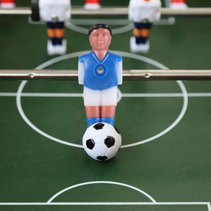 BESPORTBLE Foosball Men, 16Pcs Foosball Replacement Players Foosball Men Player Replacement Table Soccer Player Foosball Table Parts