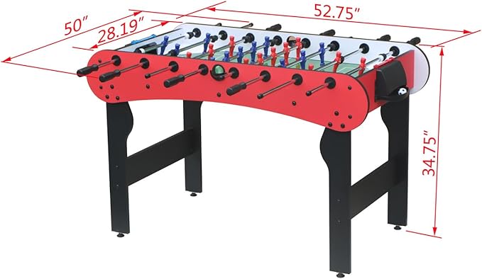 5FT Soccer Table, Foosball Table, Game Table, Table Soccer, Table Football, Table Games