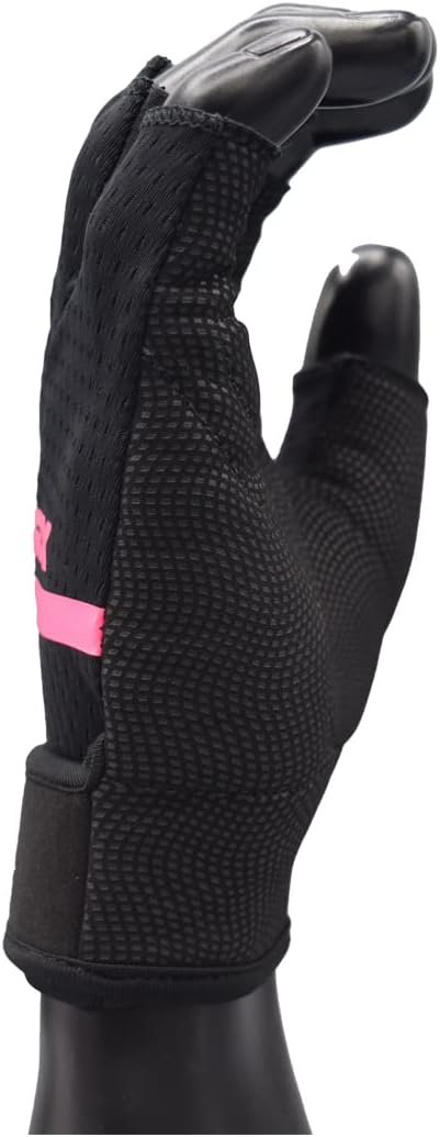 MRX Weight Lifting Gloves for Women Breathable Workout Gloves Anti Slip Padded Shock-Absorbing Extra Grip Palm Protection Half Finger Exercise Gloves for Gym, Cycling, Training, Weightlifting, Size : Medium