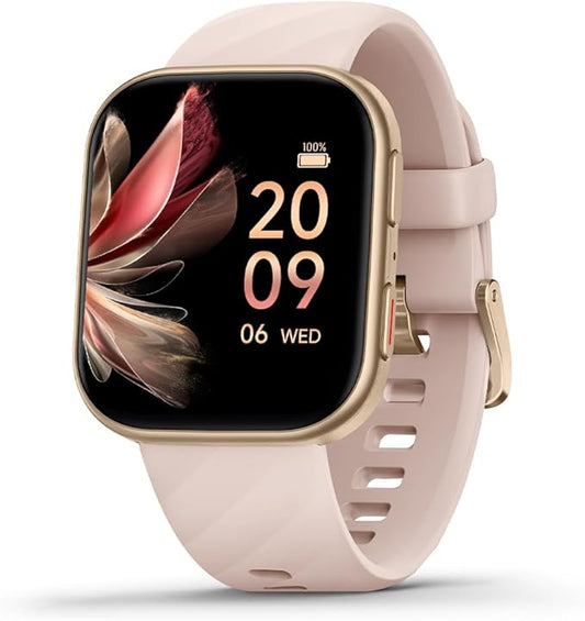 FITVII Health & Fitness Tracker (Answer/Make Calls), Smart Watch with 24/7 Heart Rate and Blood Pressure, Sleep Tracking, Blood Oxygen Monitor, 120+ Sport Modes Activity Tracker for Women Men