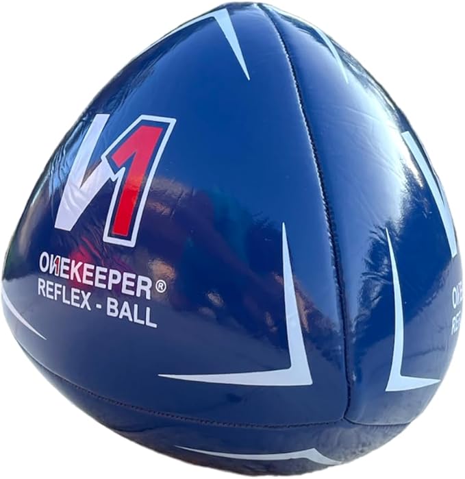 Soccer Reflex & Reaction Ball - White, Orange, Blue, Pink, and Fluo Yellow, Agility and Coordination Training for Kids and Juniors