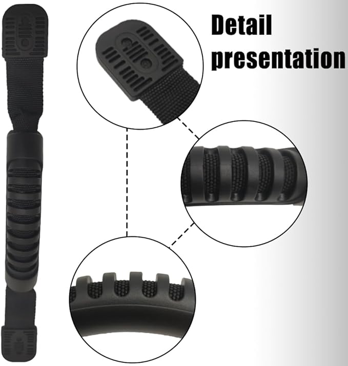 Canoe/Kayak Molded Webbing Handle with Screws- for Kayak Paddle Tandem Canoe Boat & Lifetime Kayaks Side Mount Handles (Pack of 2)