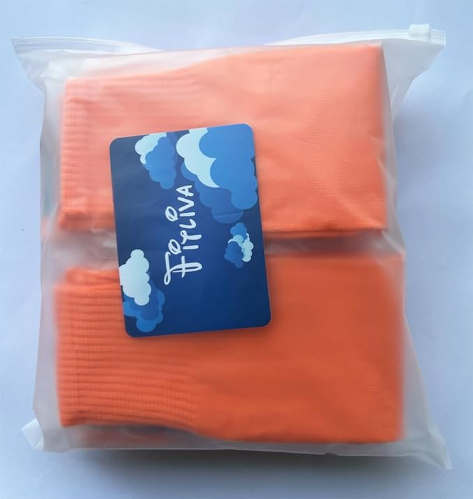 Fitliva Knee High Long Sports Socks Unisex Multicolor 3/6/12 Pairs