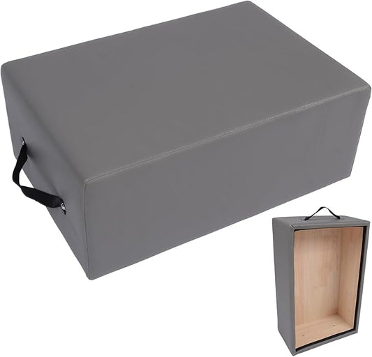 Professional Pilates Reformer Sitting Box,Reformer Box for Home & Studio Use, Portable Pilates Reformer Accessory for Step Training, Seated Workouts & Core Strengthening