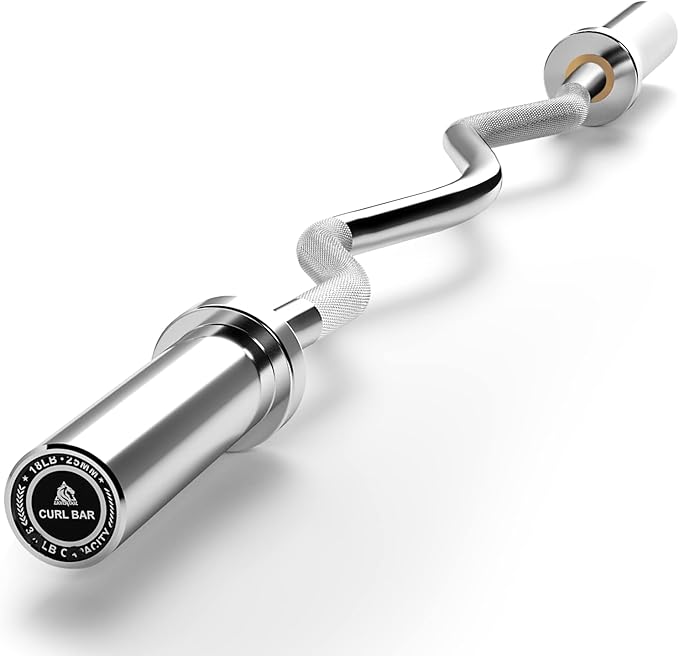 LIONSCOOL Premium 4ft/4.9ft/6ft Barbell for Strength Training and Olympic Weightlifting, 2 Inch Bar for Squats, Curls, Deadlifts, Presses, Hip Thrusts, 350lbs/500lbs/700lbs Weight Capacity