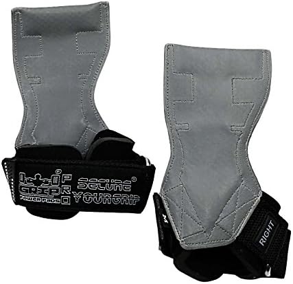 Lifting Grips PRO Weight Gloves Heavy Duty Barbell Gymnastics Straps Alternative to Power Hooks Deadlifts Adjustable Neoprene Padded Wrist Wrap