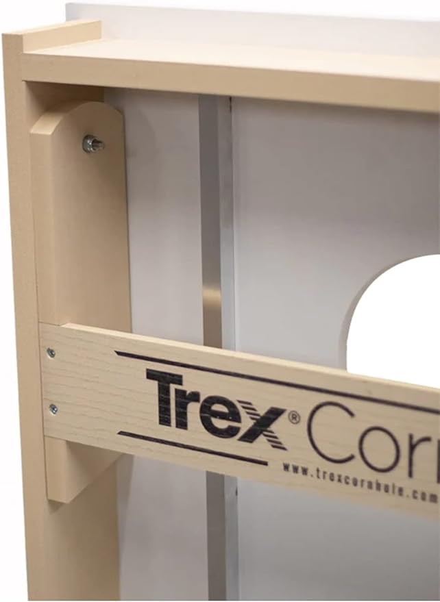 Slick Woody's Professional-Grade TREX Cornhole Boards - 4'x2' All Weather Regulation Corn Hole Toss Game with 8 Resin Filled Bags