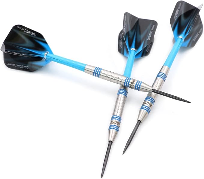 CUESOUL Professional Tungsten Steel Tip Dart Set 85% Tungsten 22g/24g/26g-Glory Series