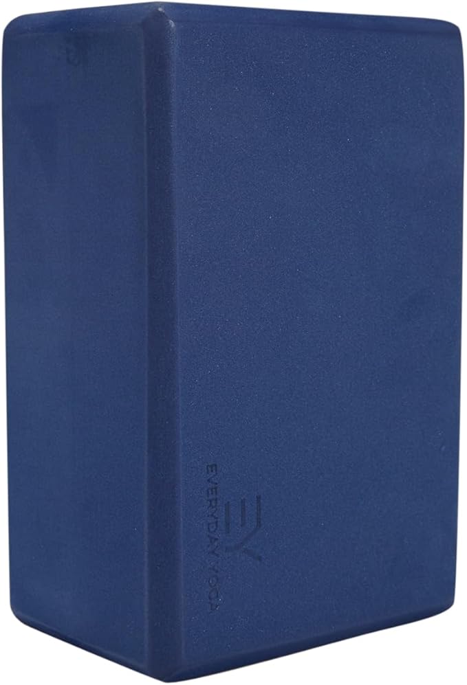𝗘𝘃𝗲𝗿𝘆𝗱𝗮𝘆 𝗬𝗼𝗴𝗮 Foam Block with Soft Non-Slip Surface for Stability, Balance, and Deepen Stretches - Ideal for Yoga, Pilates, and Meditation Accessories (Sold Singular)
