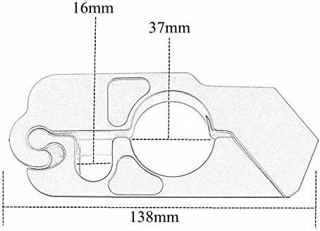 BAIONE Motorcycle Grip Lock Handlebar Throttle Security Lock Anti-Theft Scooters fit for ATV Motorcycles Dirt Street Bike (Blue)