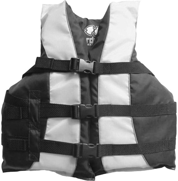 Hardcore Life Jacket Paddle Vest; Coast Guard Approved Type III PFD Life Vest Flotation Device; Jet ski, Wakeboard, Kayak; Ideal Extra Life Jacket for Your Pontoon Boat