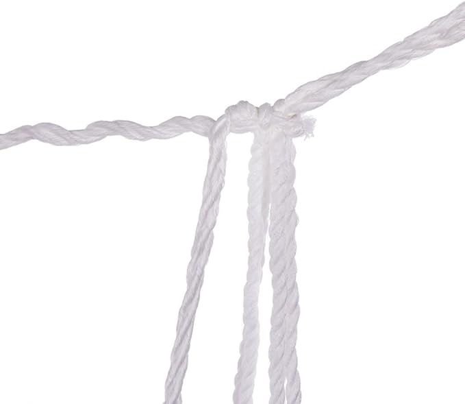TOPINCN Soccer Net, Durable Polypropylene Fiber Full Size Football Net Football Kicking Net Soccer Goal Post Net Sports Replacement for Backyard Playground