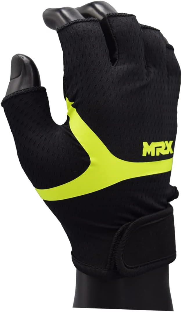 MRX Weight Lifting Gloves for Women Breathable Workout Gloves Anti Slip Padded Shock-Absorbing Extra Grip Palm Protection Half Finger Exercise Gloves for Gym, Cycling, Training, Weightlifting