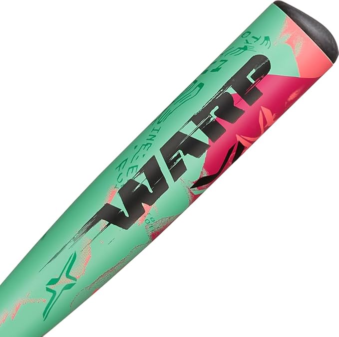 Axe | Warp | USSSA Youth Baseball Bat | Drop -10/-8/-5 | 3-Piece Composite | 2 3/4" Barrel | Green/Pink