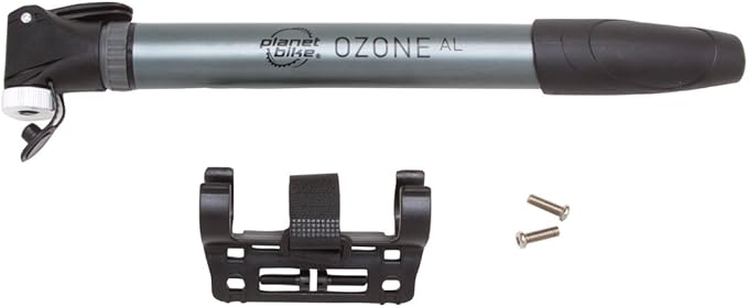 Planet Bike Ozone AL mini bike pump,Silver