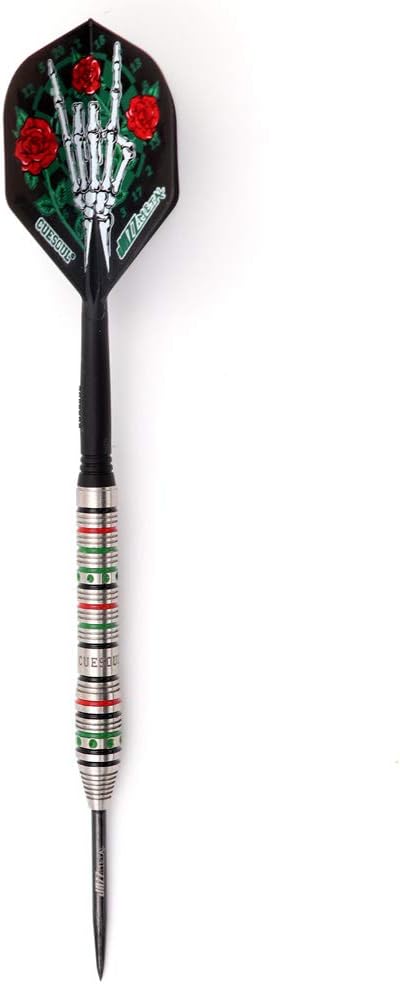 CUESOUL Jazz-Metal 21g/23g/25g 90% Tungsten Steel Tip Dart Set with Integrated Dart Shafts and Dart Flights