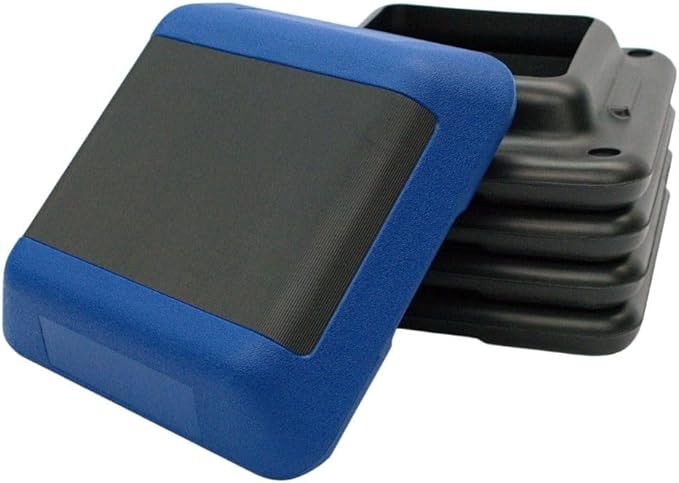 Gronk Fitness Adjustable Exercise Step Platform 16"x16" with Stackable Step Risers | Aerobic Stepper & Fitness Step Platform for Cardio, Strength Training & Physical Therapy Workouts