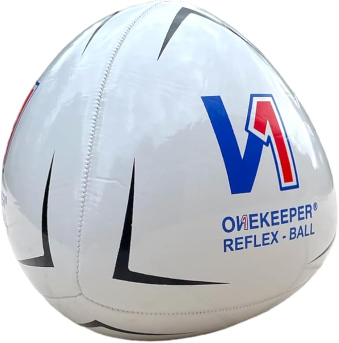 Soccer Reflex & Reaction Ball - White, Orange, Blue, Pink, and Fluo Yellow, Agility and Coordination Training for Kids and Juniors