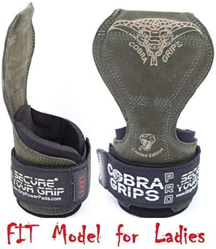 Cobra Grips PRO Weight Lifting Gloves Heavy Duty Straps Alternative Power Lifting Hooks for Deadlifts Adjustable Neoprene Padded Wrist Support Bodybuilding